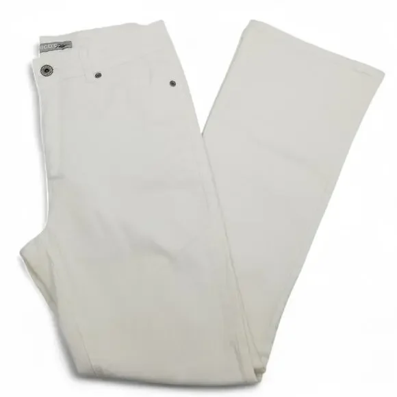 CHICO'S Platinum Premium Charm Fit Boot Cut Jeans Size 1 - US 8 - Picture 1 of 7